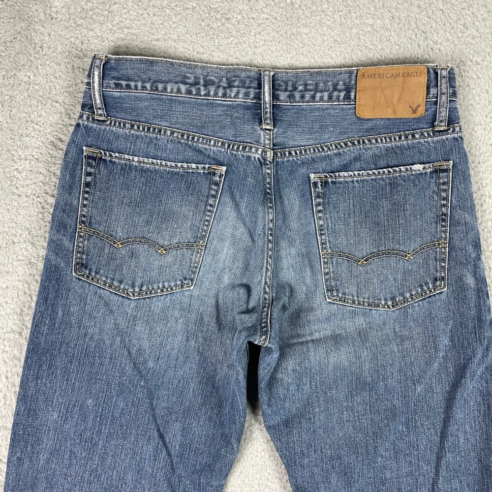 American Eagle Bootcut Jeans Mens 32x34 (Fits 33x32) Blue Cotton Denim Y2K